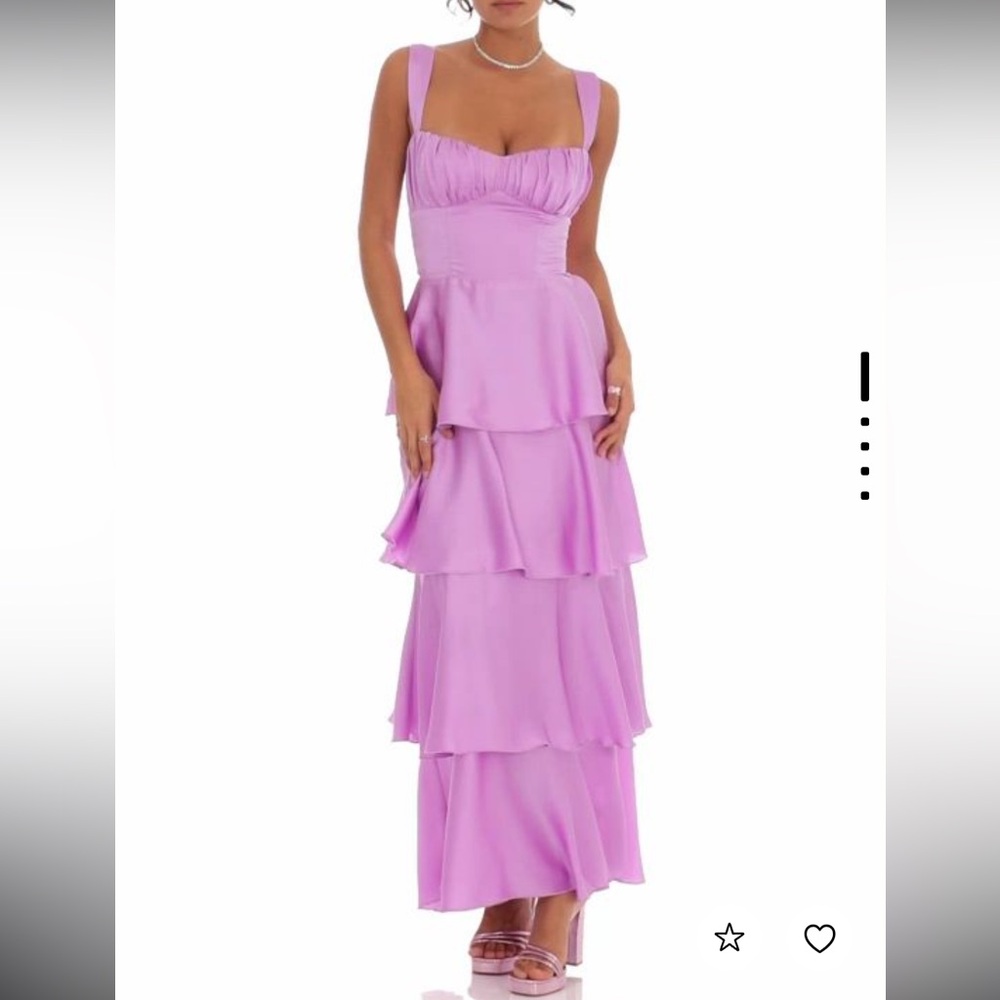 Lucy in the Sky Purple Maxi Spaghetti Strap
